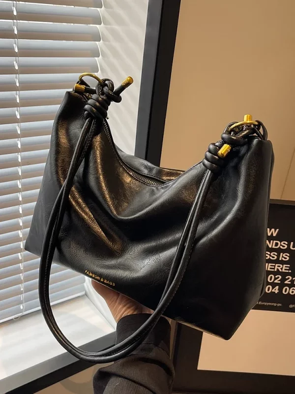 Female Coffee Hobos Handbag - Image 4