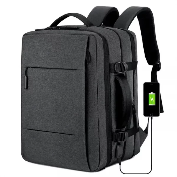 Classic Travel Backpack Men Business Backpack School - Image 2