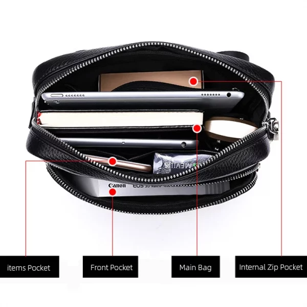 Small Men's Bag Genuine Leather - Image 5