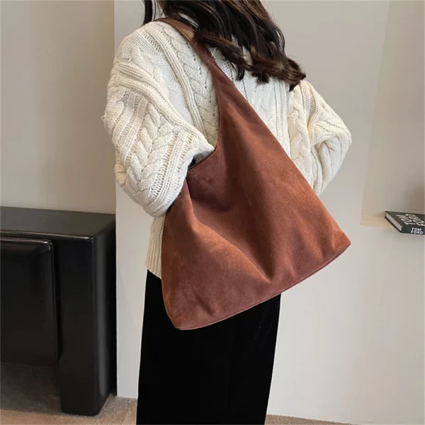 Fashion New Flipped Base Leather Shoulder Bag for Women - Image 4