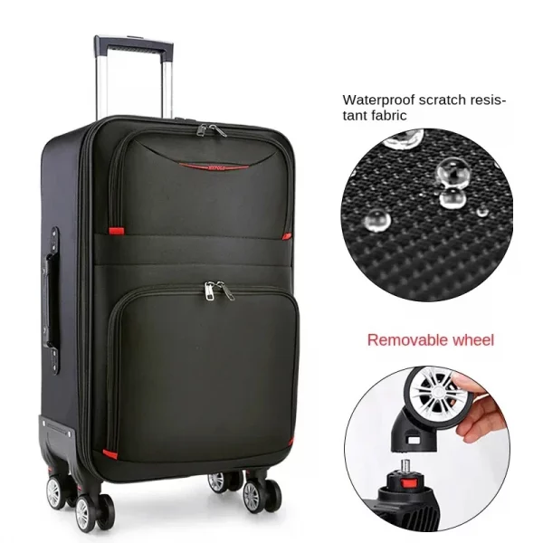 Large Capacity Rolling Luggage Waterproof - Image 3