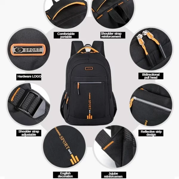 Men's Backpacks Oxford Waterproof - Image 3