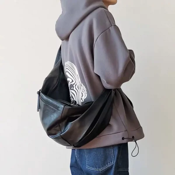Retro Korean Version Ins Hobos Bag Causal - Image 3