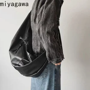 Retro Korean Version Ins Hobos Bag Causal
