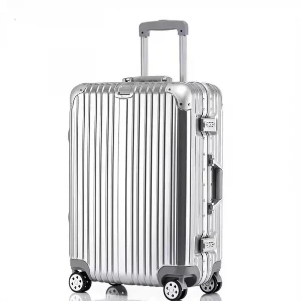 Multifunctional Large Capacity Buckle Classic Zipper Luggage - Image 3