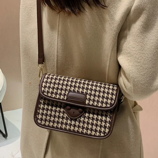 Crossbody Bags Retro Leopard Handbags - Image 4