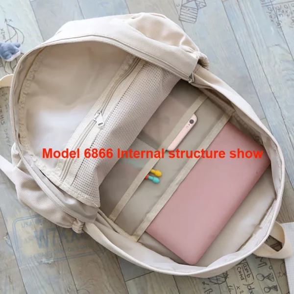 New Waterproof Nylon Women Backpack - Image 2