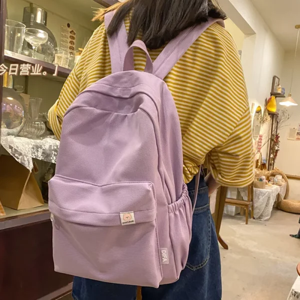 New Waterproof Nylon Women Backpack - Image 4