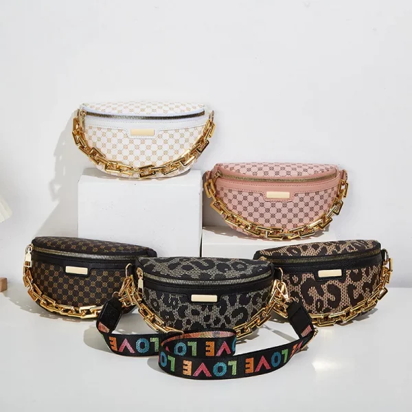 Leopard shoulder bag
