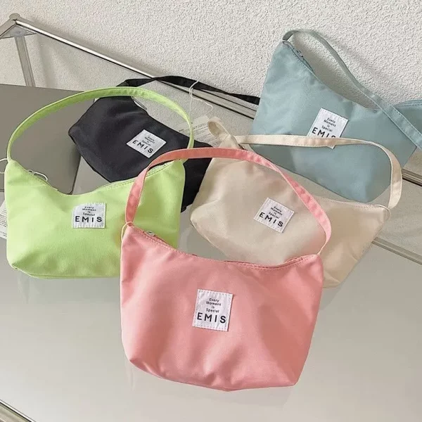 Women Bag Nylon Armpit Shoulder Purse - Image 3