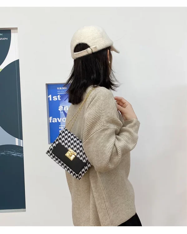 Women's Bag 2021 New Fashion Contrast Colour - Image 5