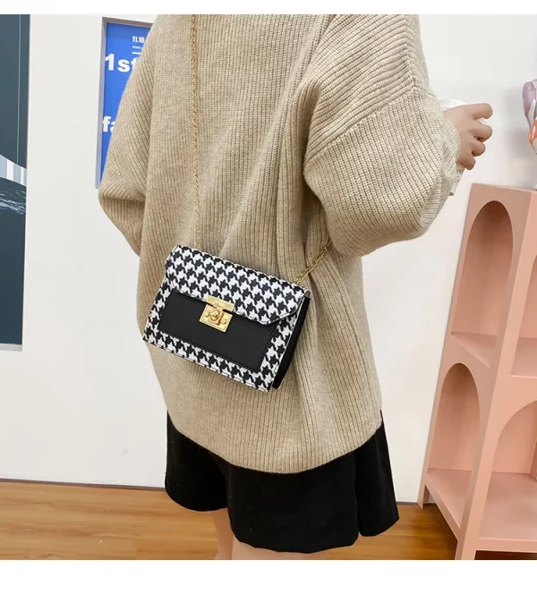 Women's Bag 2021 New Fashion Contrast Colour - Image 6