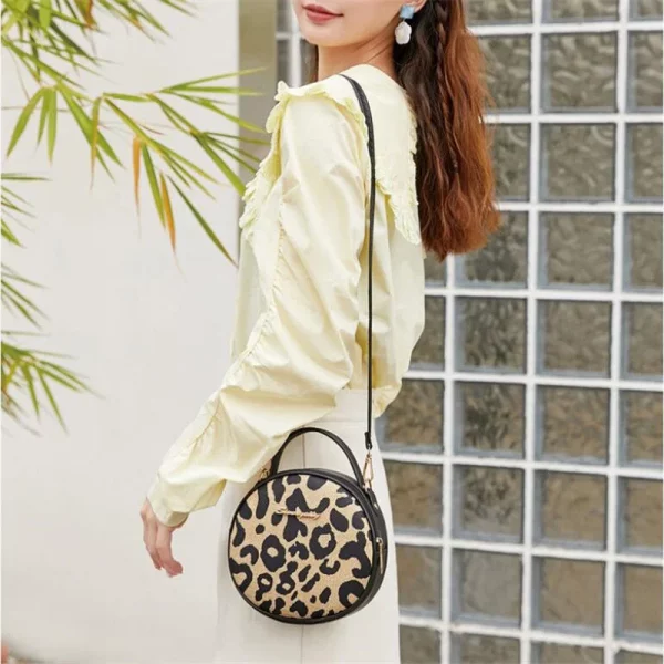 Women's Crossbody Bags Vintage Leopard Print - Image 6